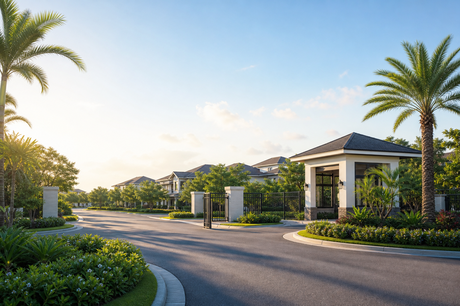 Modern subdivision community